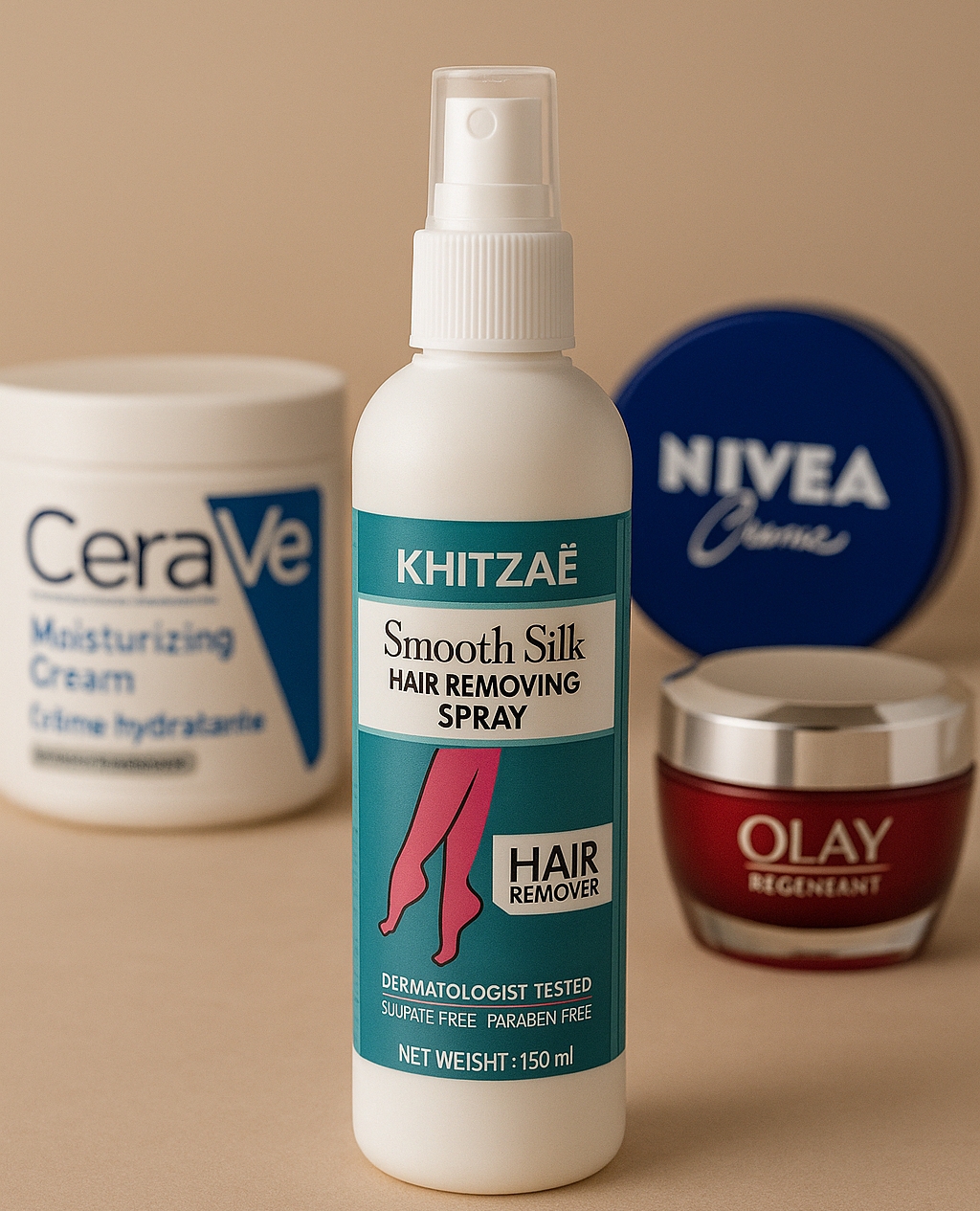 Khitzaé Smooth Silk Hair Removing Spray (For Men & Women)