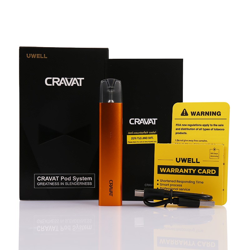 Cravat Pod System Kit 300mAh 9W Clearance